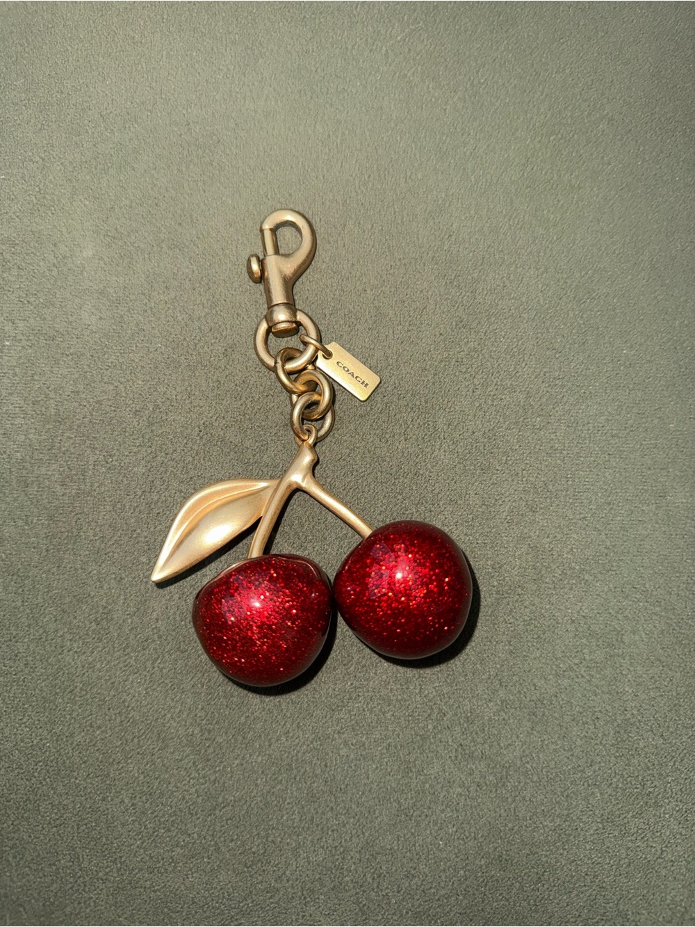 Coach Cherry Bag Charm